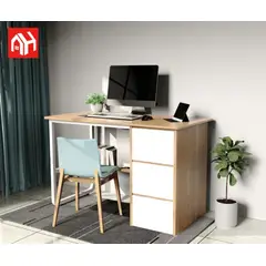 ANYHOGAR - Escritorio Pata Metal Oficina Cajon 100x50x74cm