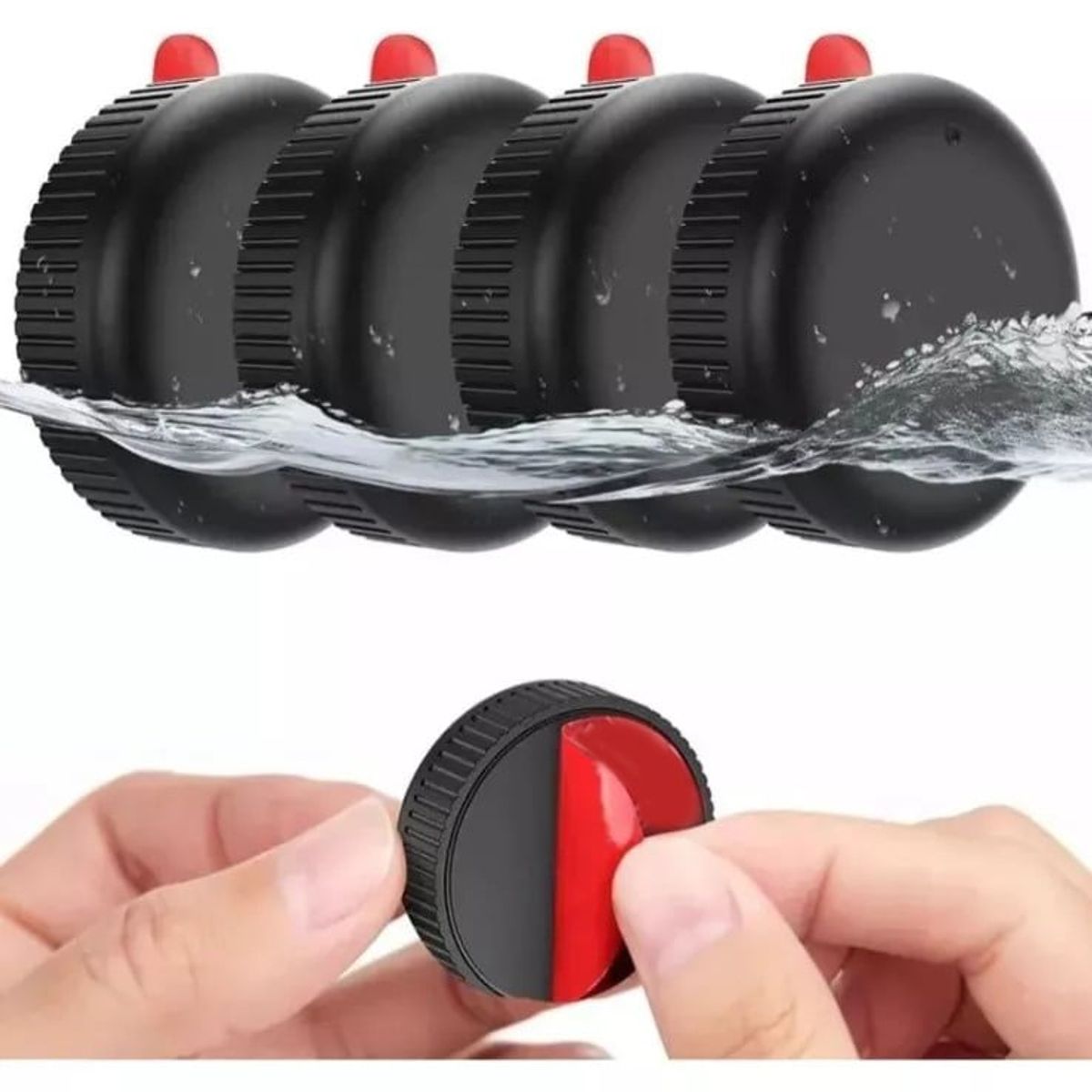 KUANGYE - 4pcs Fundas Para Airtag Resistente Con Adhesivo