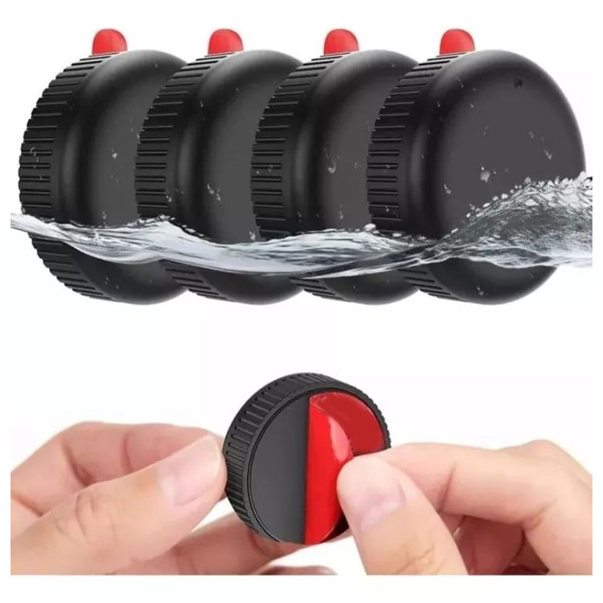 KUANGYE - 4pcs Fundas Para Airtag Resistente Con Adhesivo