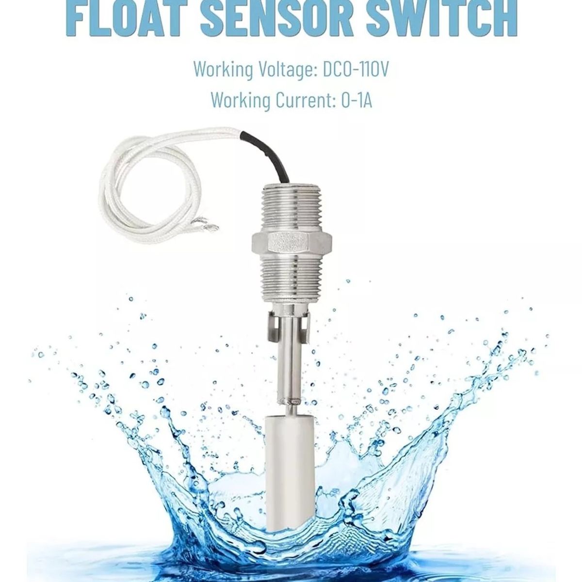 KUANGYE - Sensor Magnético Inox Flotante Nivel Reed Switch Max