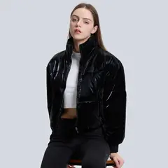 EASTONE - Parka Puff Mujer Con Cintura Elástica Ajustable
