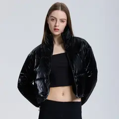 EASTONE - Parka Puff Mujer Con Cintura Elástica Ajustable
