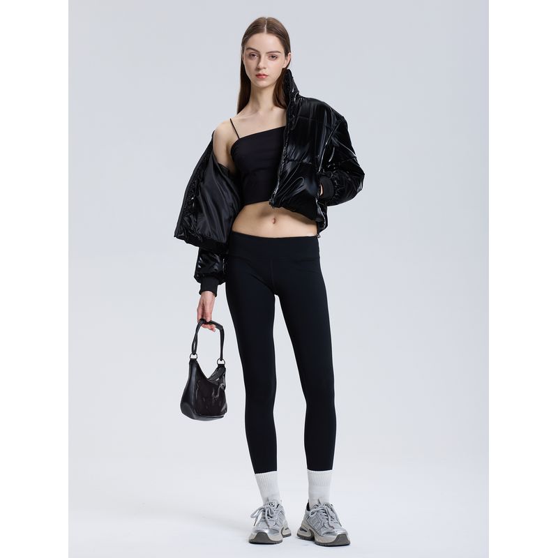EASTONE - Chaqueta Puff Mujer Con Cintura Elástica Ajustable Eastone