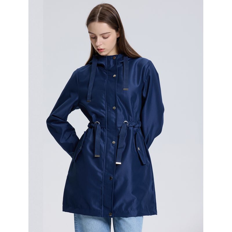 EASTONE - Chaqueta De Paño Con Lazo En La Cintura Mujer Eastone