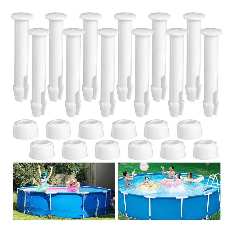 KUANGYE - Set 12 Pasadores Para Piscina Estructural Varias Medidas