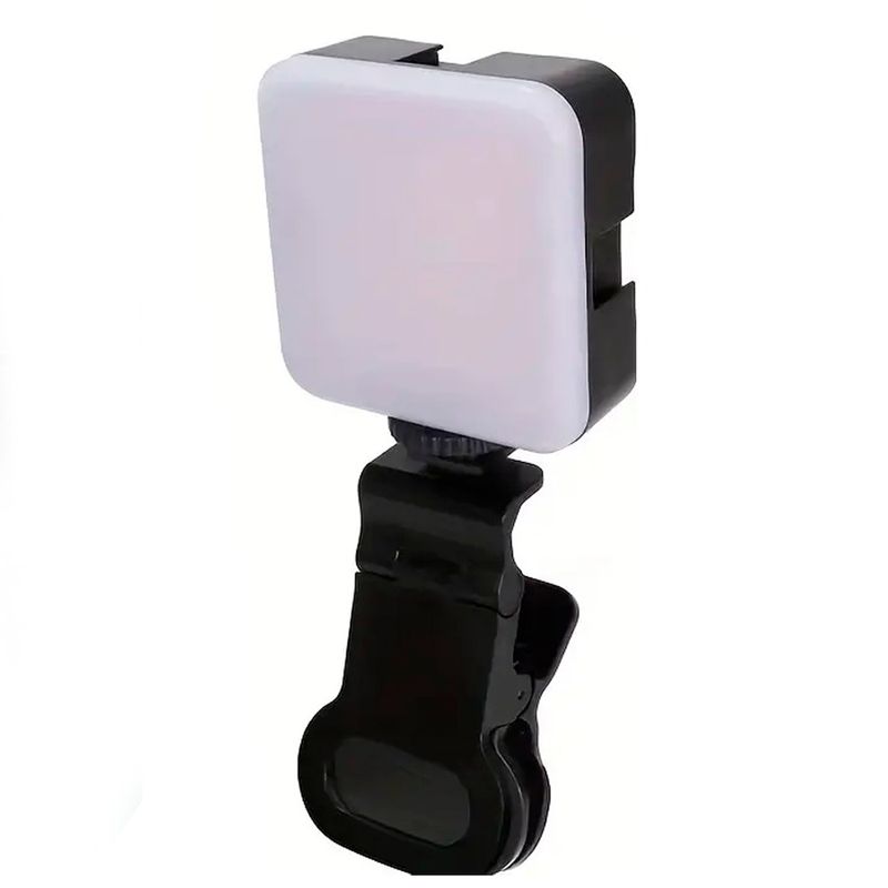 GENERICO - Mini Luz Led Con Clip Para Selfies Celular Tablet Laptop