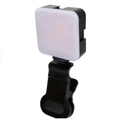 GENERICO - Mini Luz Led Con Clip Para Selfies Celular Tablet Laptop