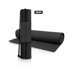 GENERICO - Mat yoga & pilates - 6 mm - negro