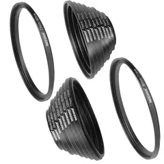 NEEWER - Juego de 18 Anillas de Filtro de Metal Para Lente de Cámara