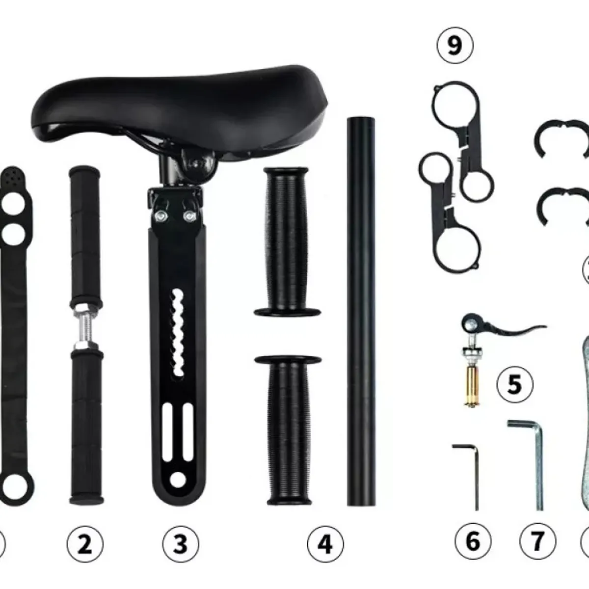 MUNDO MAGIA - Silla De Niño Con Manillar Para Bicicletas Y Mtbike