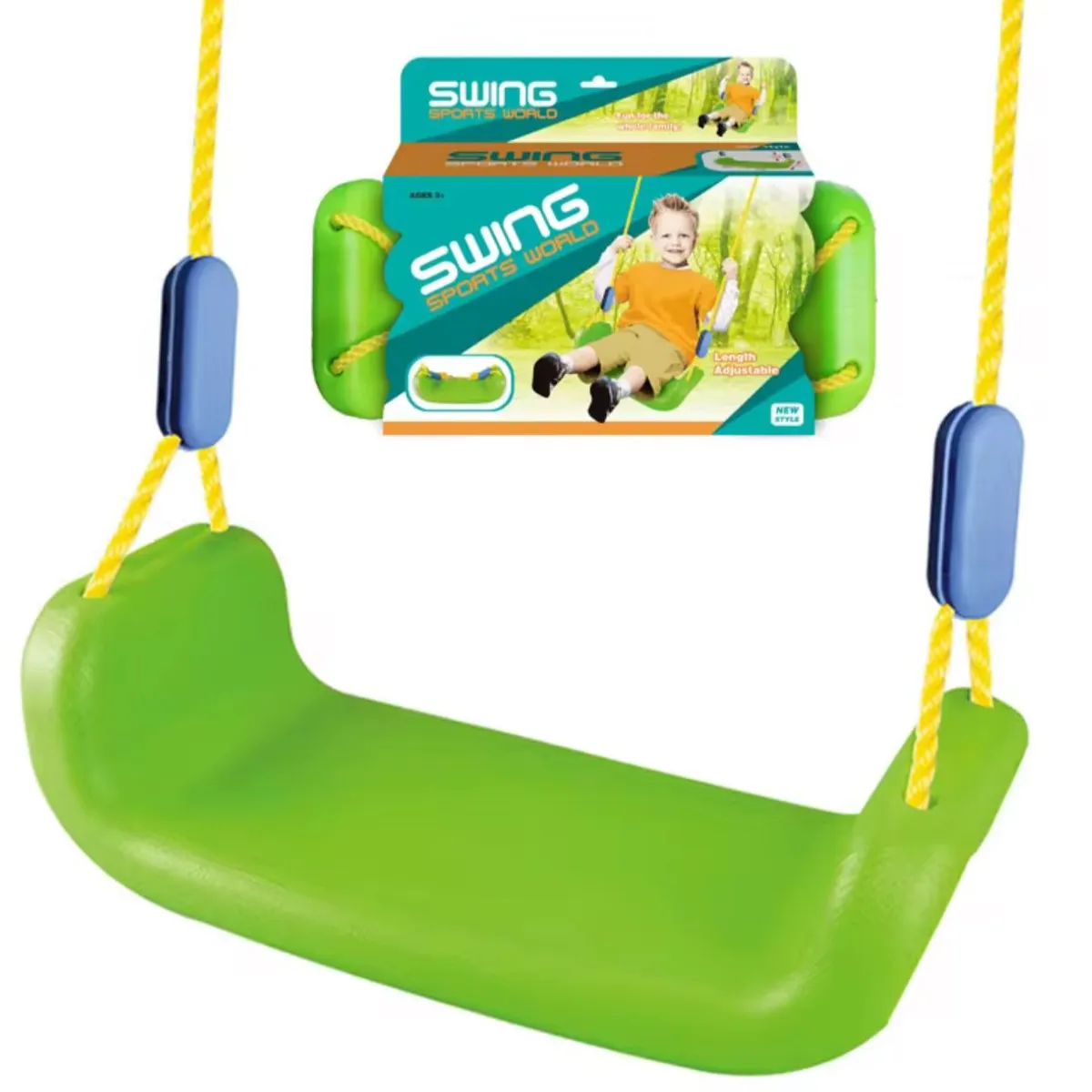 GENERICO - Columpio Ajustable Portátil Para Niños Asiento Giratorio