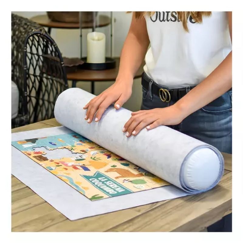 GENERICO - Puzzle mat XXL 100 x 150 cm almacenador de puzzle portátil
