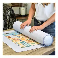 GENERICO - Puzzle mat XXL 100 x 150 cm almacenador de puzzle portátil