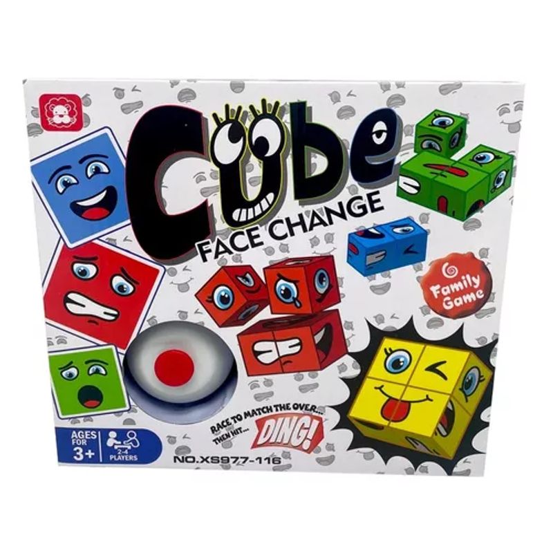 GENERICO - Puzzle de expresiones con campana juguete didáctico color blanco
