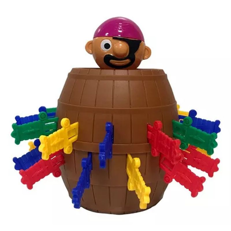 GENERICO - Juego de mesa pirata saltarín color café