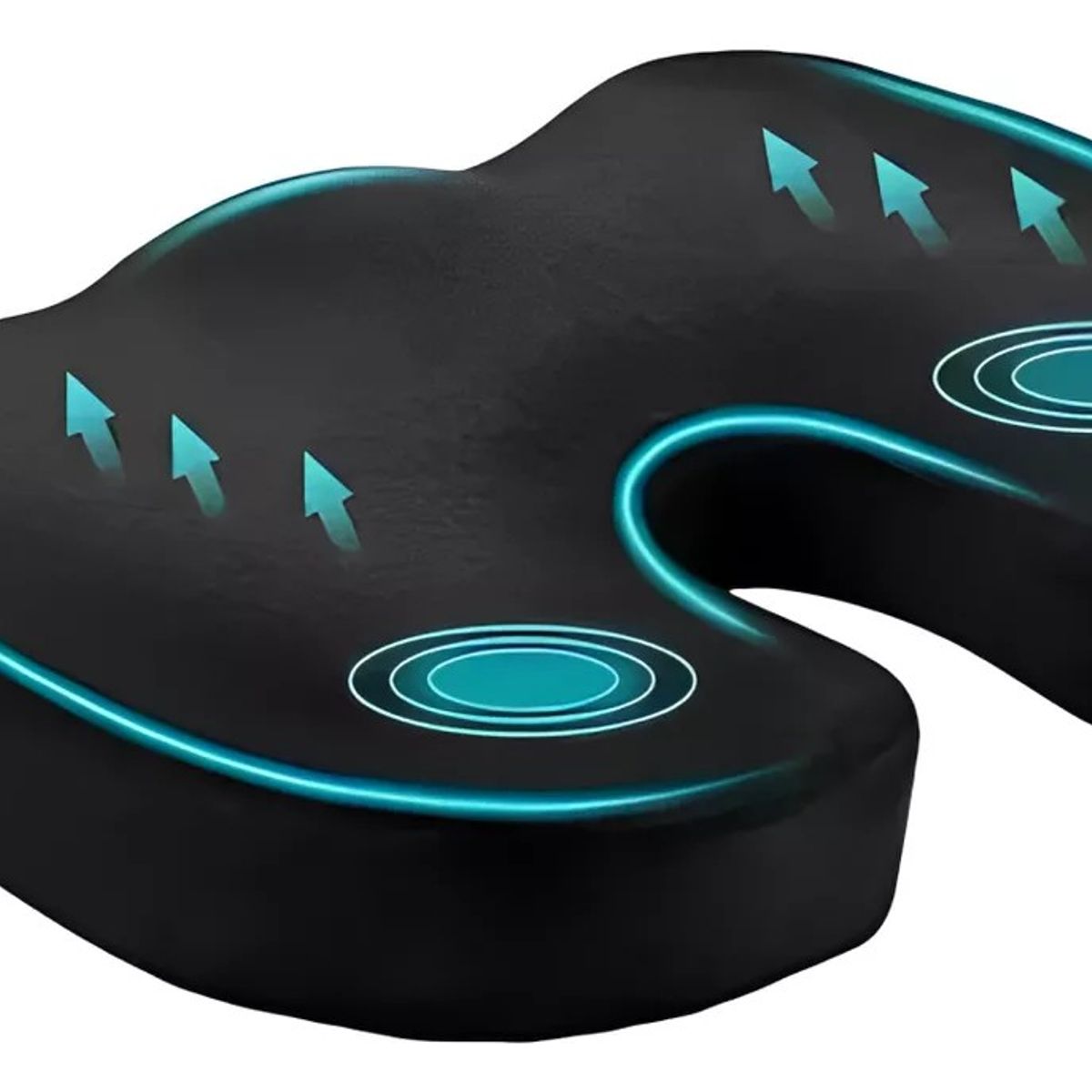 MUNDO MAGIA - Cojín Coxis Ortopédico Ergonómico Con Memoria Asiento