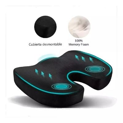 Imagen 2 del producto Cojín Coxis Ortopédico Ergonómico Con Memoria Asiento