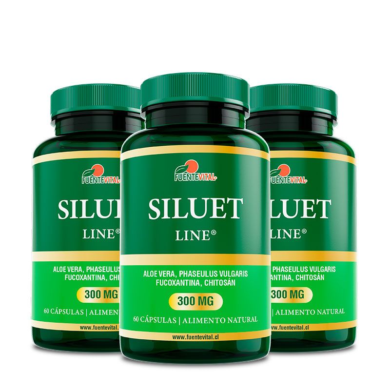 FUENTEVITAL - Siluet: Chitosan + Phas.Vulgaris ++ Fv 3 Fcos 3x60 Cap Veget. Reductor