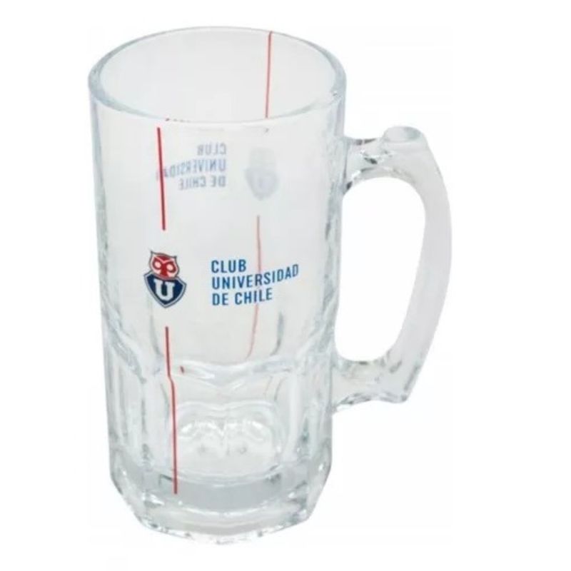 TITANIO - VASO CERVECERO SCHOPERO U CHILE 1 LITRO DE VIDRIO