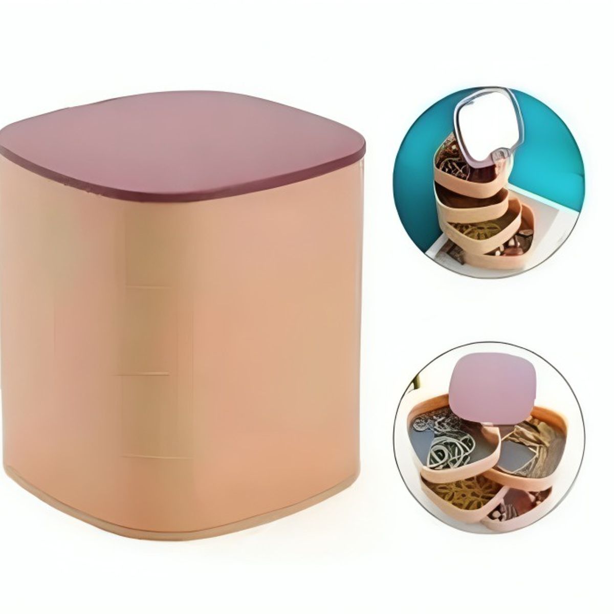 OEM - Organizador De Joyas Joyeros Caja Giratoria