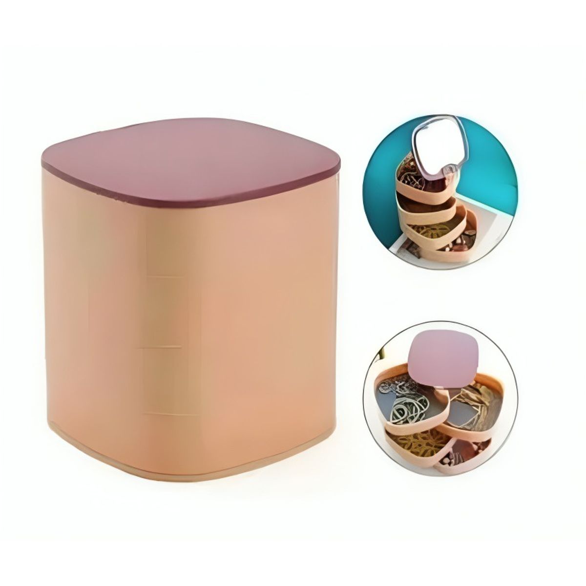 OEM - Organizador De Joyas Joyeros Caja Giratoria