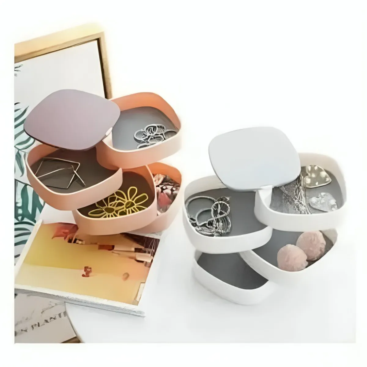 OEM - Organizador De Joyas Joyeros Caja Giratoria