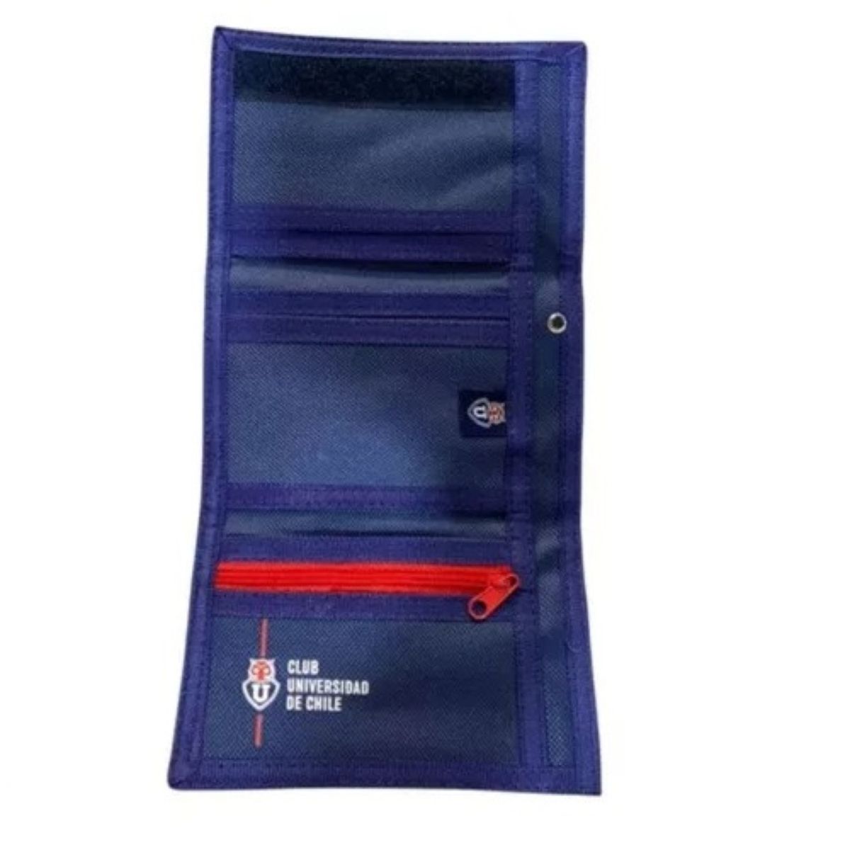TITANIO - BILLETERA U CHILE FANATICO PORTA DOCUMENTO CON CADENA COLOR AZUL 