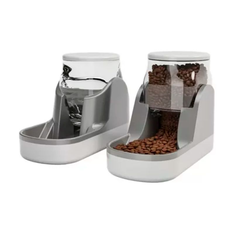 GENERICO - Pack Dispensador De Agua + Comida Para Mascotas Perro Gato