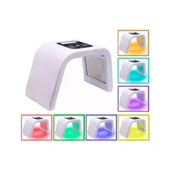 GENERICO - Lampara De Luz Facial 7 Colores Led Omega Light