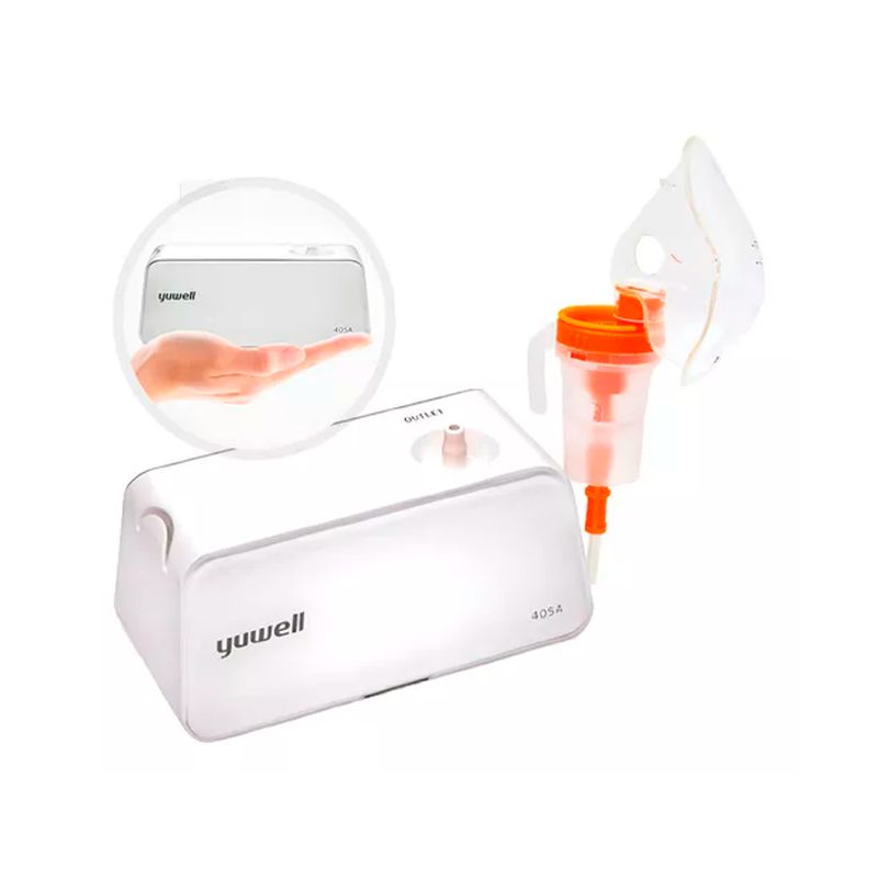 GENERICO - Nebulizador Portátil Adulto Niño Asma Compresor - Topmedic Color Blanco