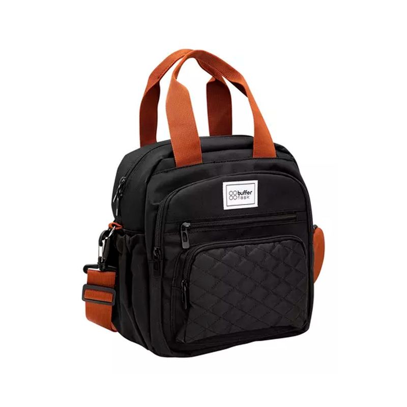 GENERICO - Lonchera Termica Buffer Bolso Almuerzo Y Mochila 2 En 1 Color Negro