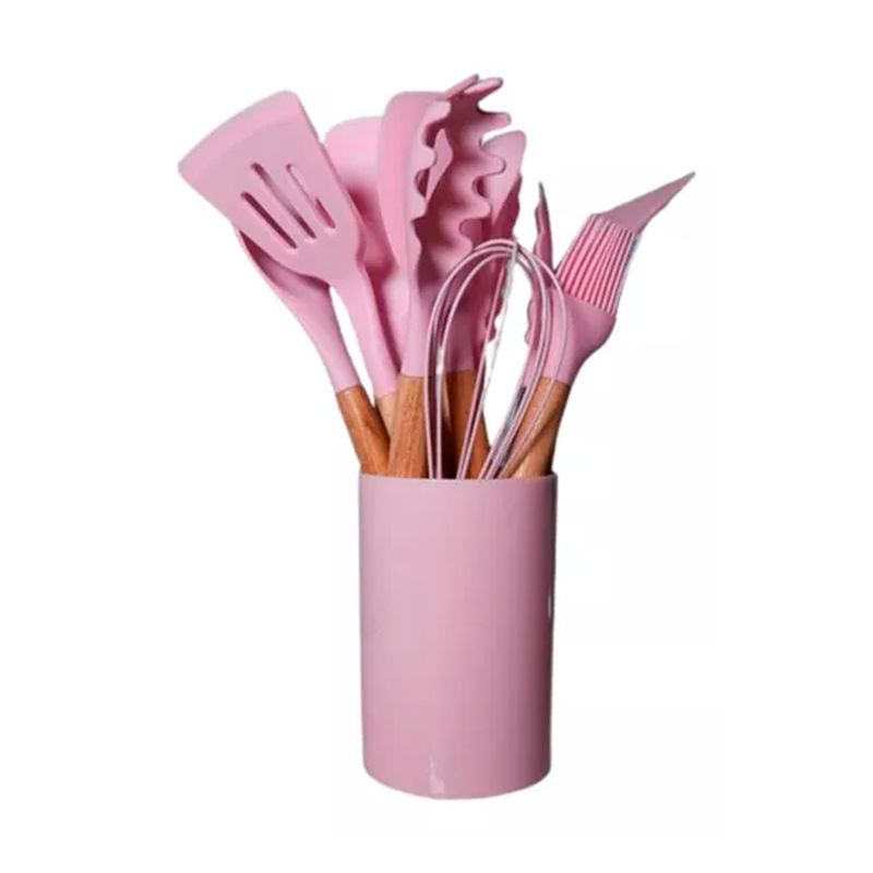 GENERICO - Utensilios Cocina Silicona 12 Pcs - Antiadherentes