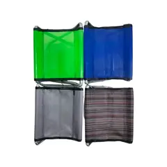 GENERICO - Piso Bajo Plegable Para Pesca Camping Sillón Aluminio Color