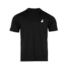 TILKI - Polera Khombi Negro Blanco Tenis Padel