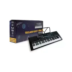 GENERICO - Teclado musical Ibrah Ib 2800 61 teclas negro 220V