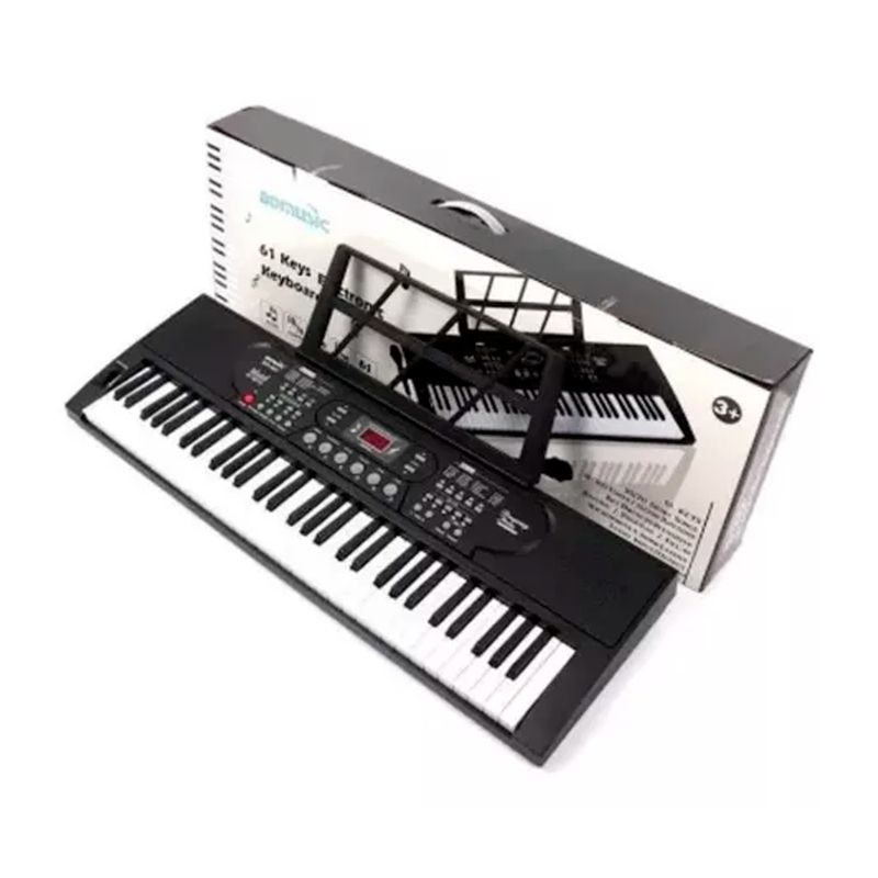 GENERICO - Piano Eléctrico Yongmei 61 Teclas Teclado Musical Usb