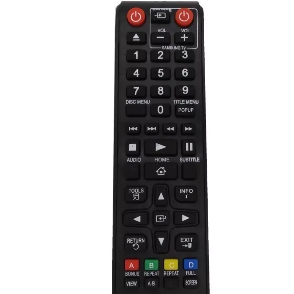 GENERICO - Control Remoto Para Samsung Bluray Dvd Bluray Bd-f5100 Bd-j