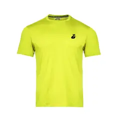 TILKI - Polera Khombi Amarillo Fluor Tenis Padel