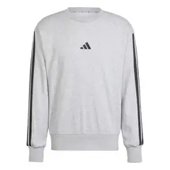 ADIDAS - Polerón Essentials 3 Tiras Felpa Francesa