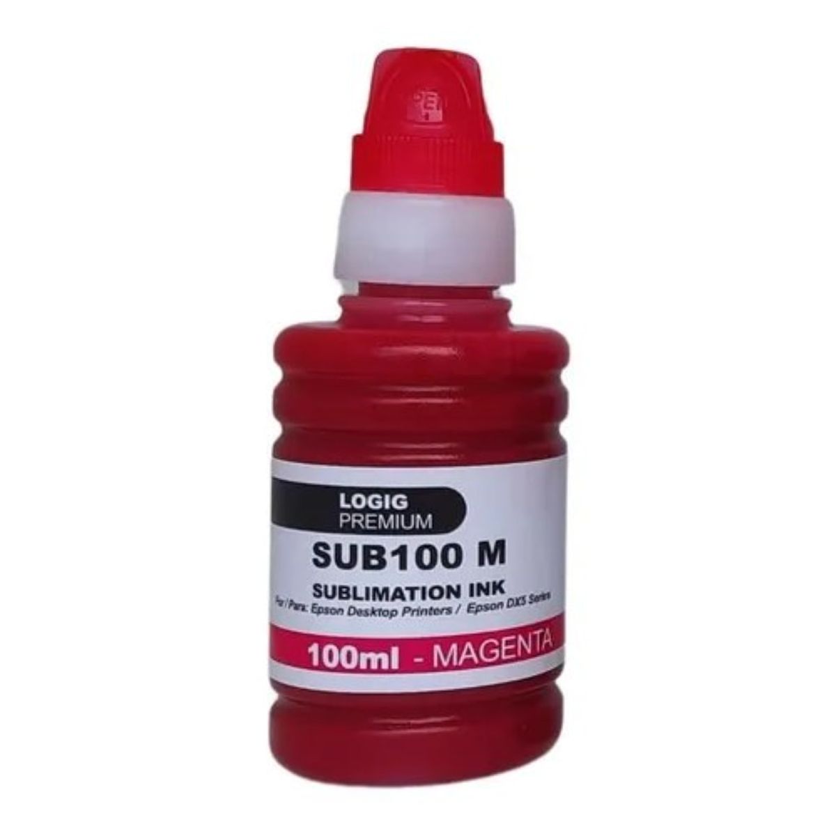 LOGIC - Tinta Magenta Sublimación Premium 100 ml Estampar SUB-100