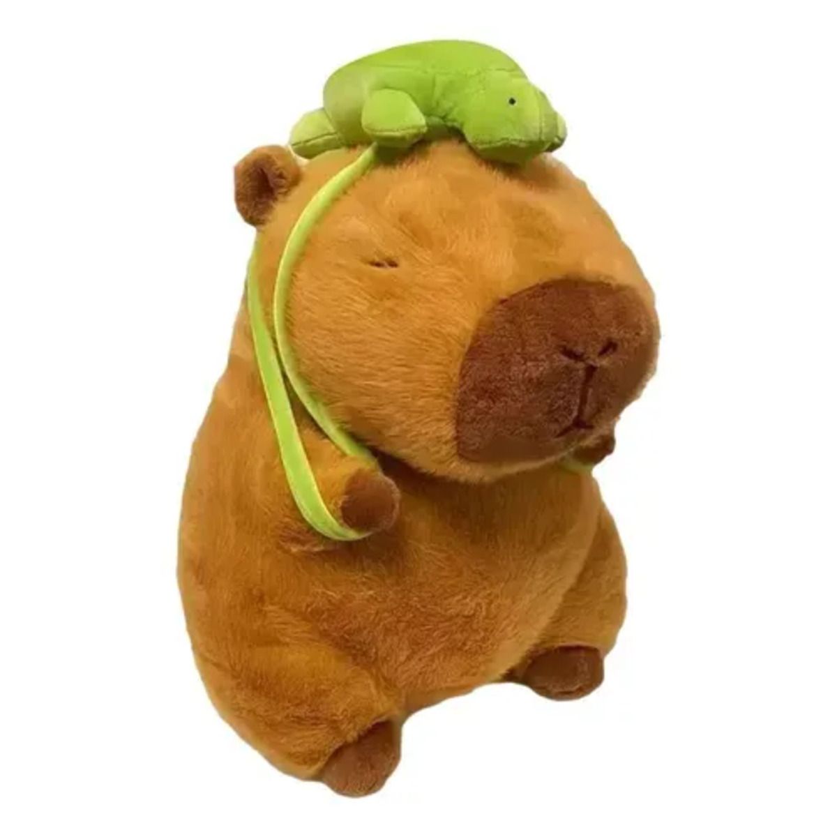 GENERICO - Capibara Mochila Tortuga Peluche Llavero Exclusivo