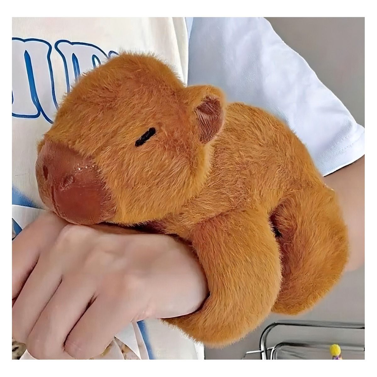 GENERICO - Capibara Peluche Kawaii Brazalete Pulsera Colgante