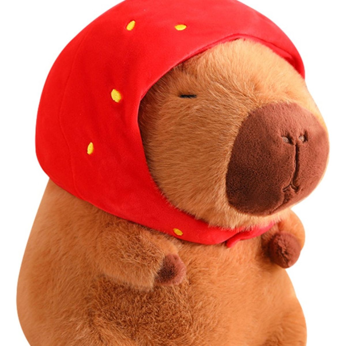 GENERICO - Colgante De Con Forma De Carpincho De Peluche Marrón