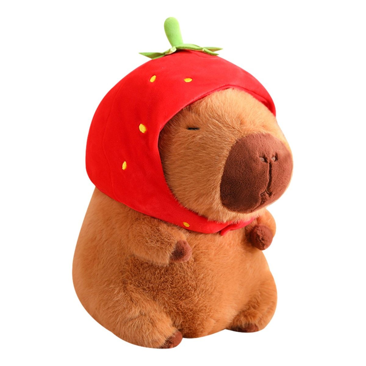 GENERICO - Colgante De Con Forma De Carpincho De Peluche Marrón