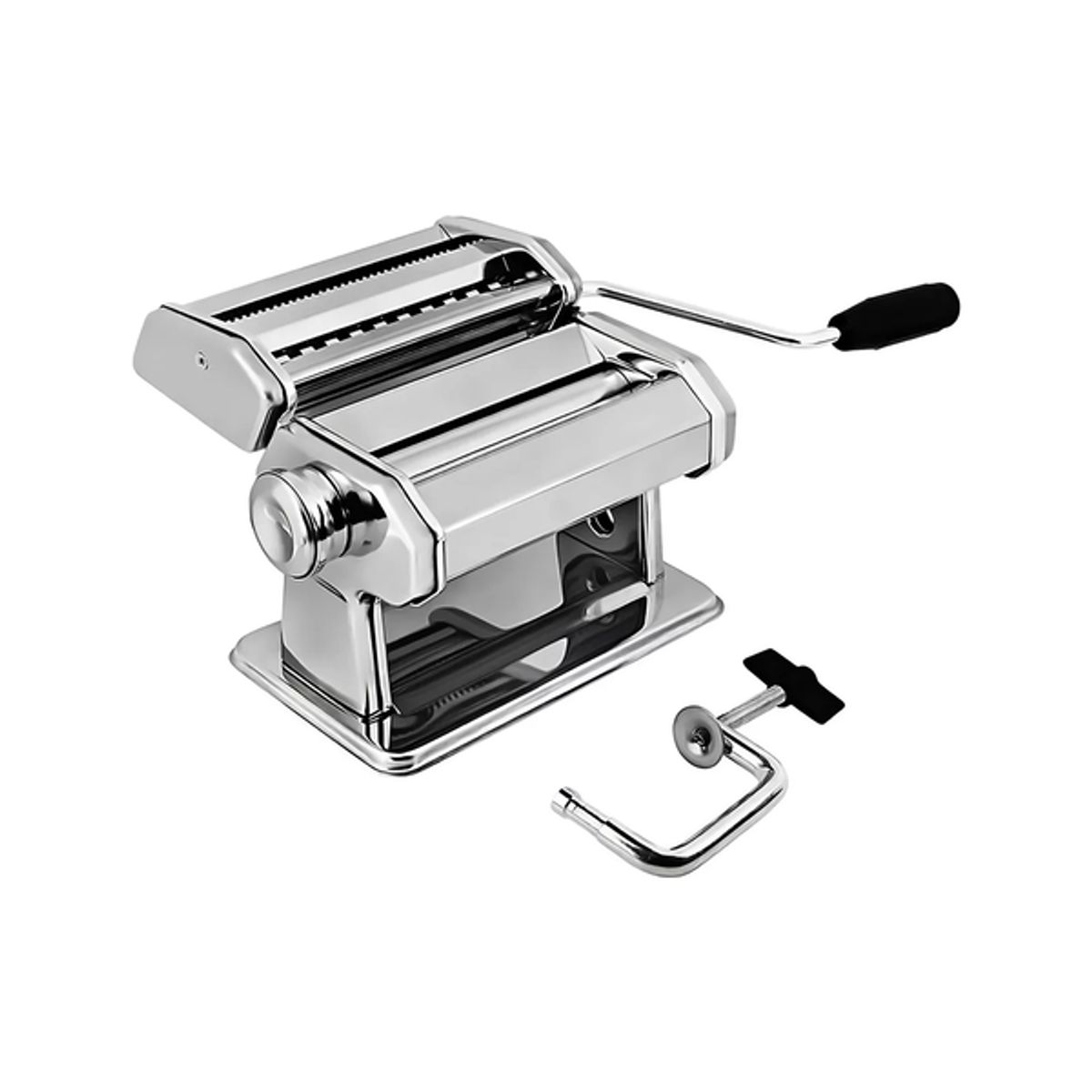 GENERICO - Máquina para hacer pasta spaghetti 3 en 1 color plateado