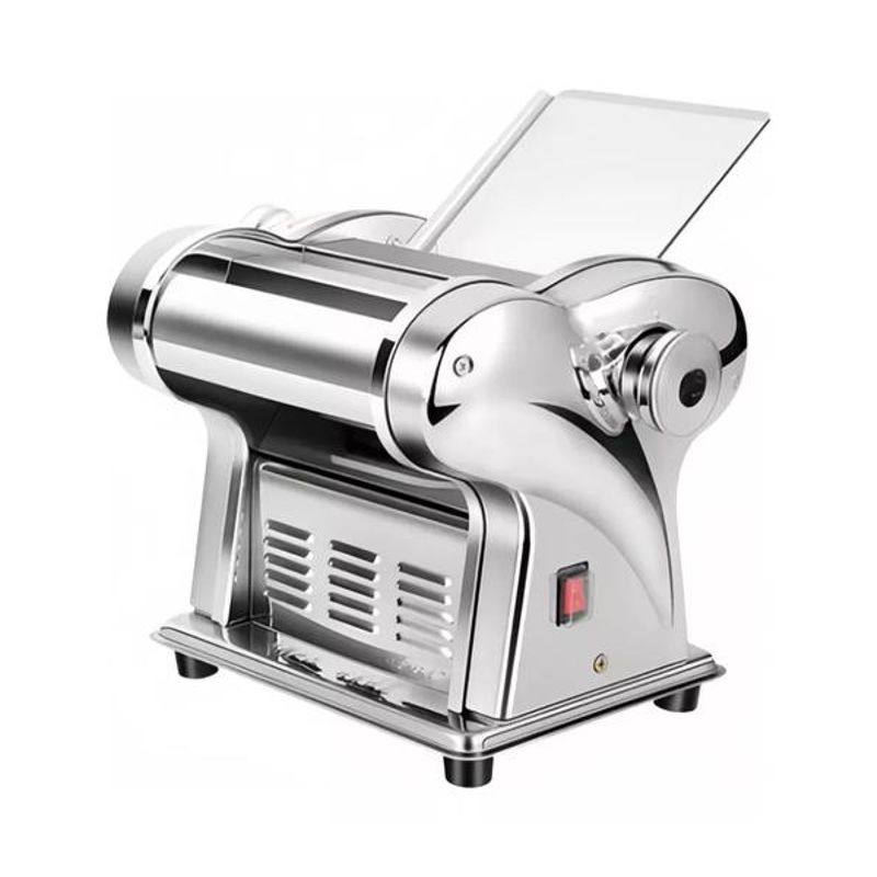 GENERICO - Máquina para hacer fideos con rodillo masa 2en1 plateado