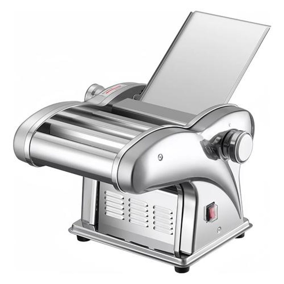 GENERICO - Máquina para hacer fideos con rodillo masa 2en1 plateado