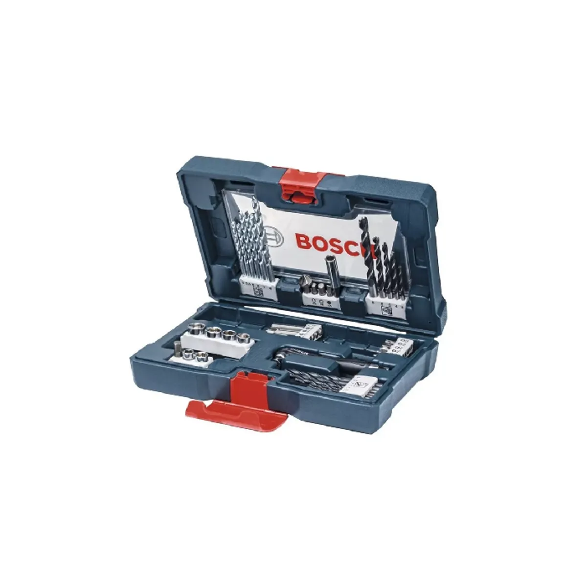 GENERICO - Kit de brocas y puntas Bosch V-line 41 unidades color negro