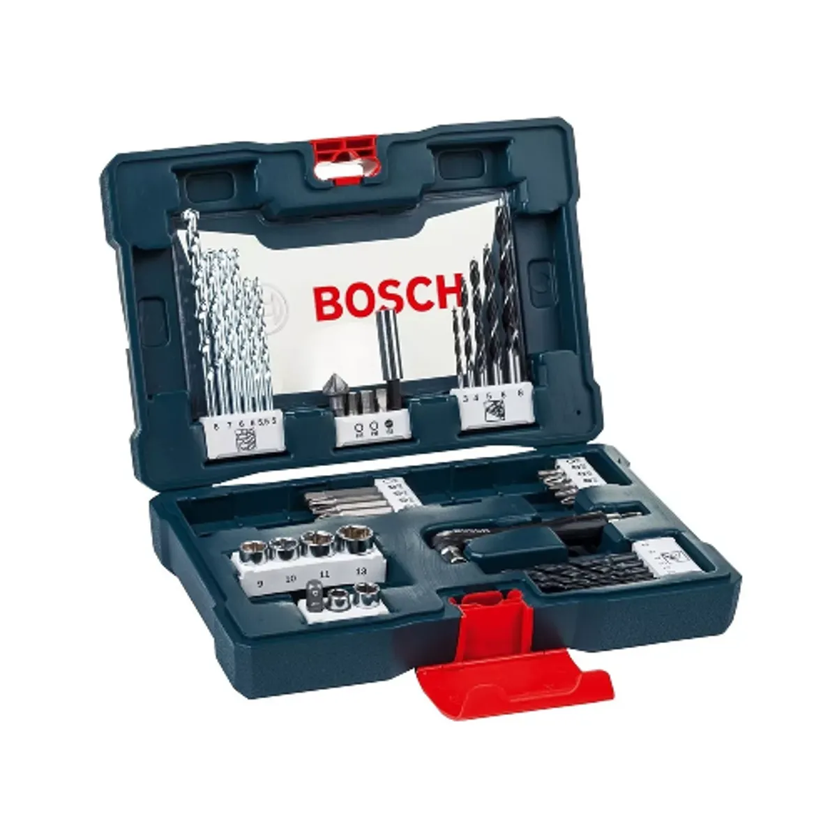 GENERICO - Kit de brocas y puntas Bosch V-line 41 unidades color negro