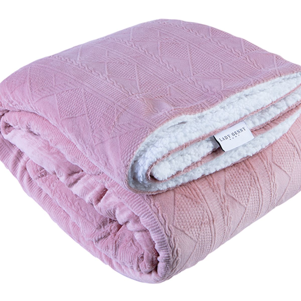 LADY GENNY - Frazada Sherpa Lady Genny 2 Plazas